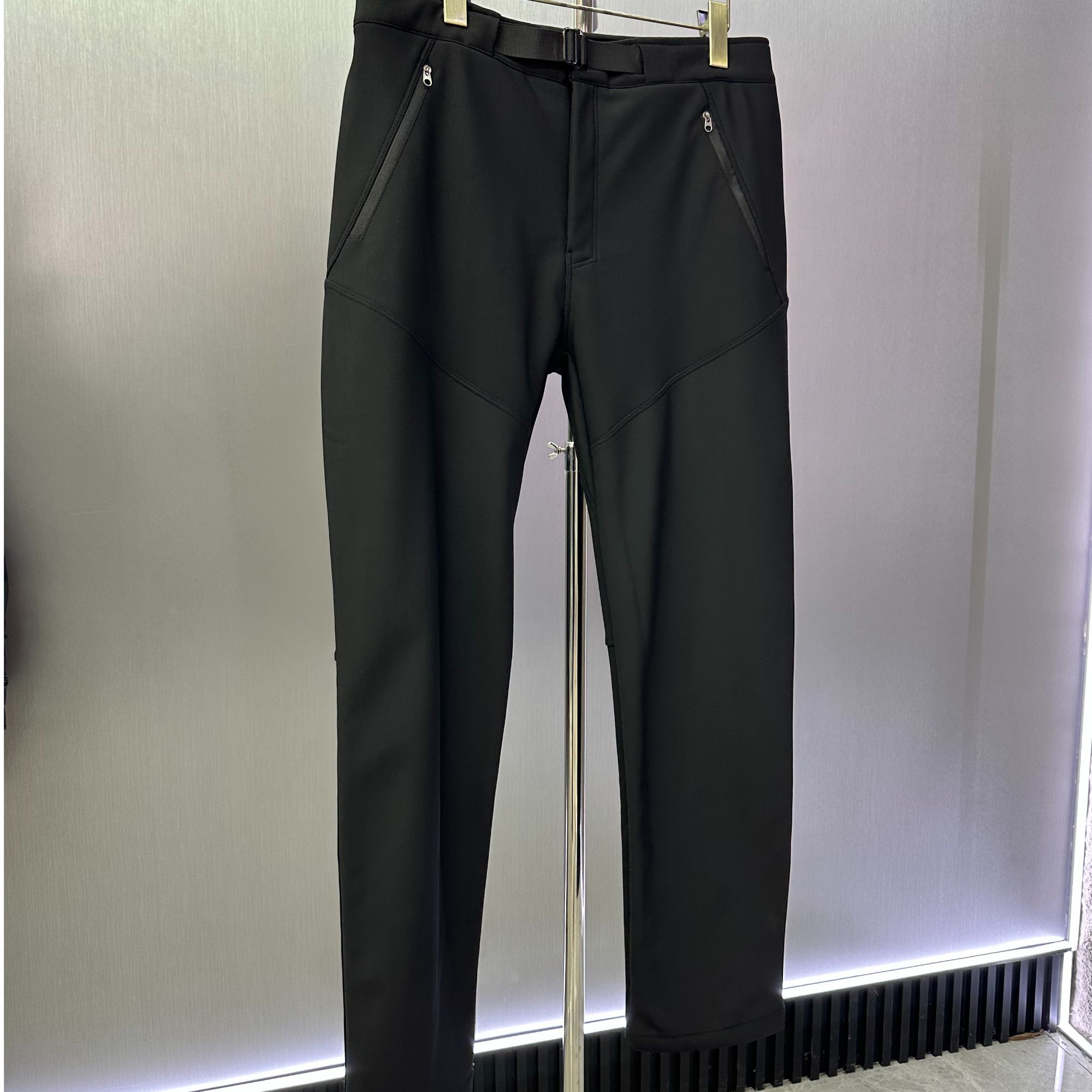 飞禽系列男士加绒小脚锥版户外休闲裤透气防风保暖弹力登山秋冬