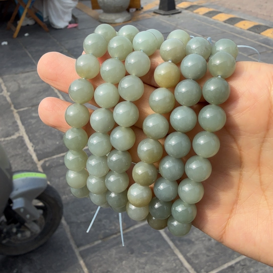 和田玉未镶嵌颈饰新疆蓝糖帅弟弟F多样性拍一发一