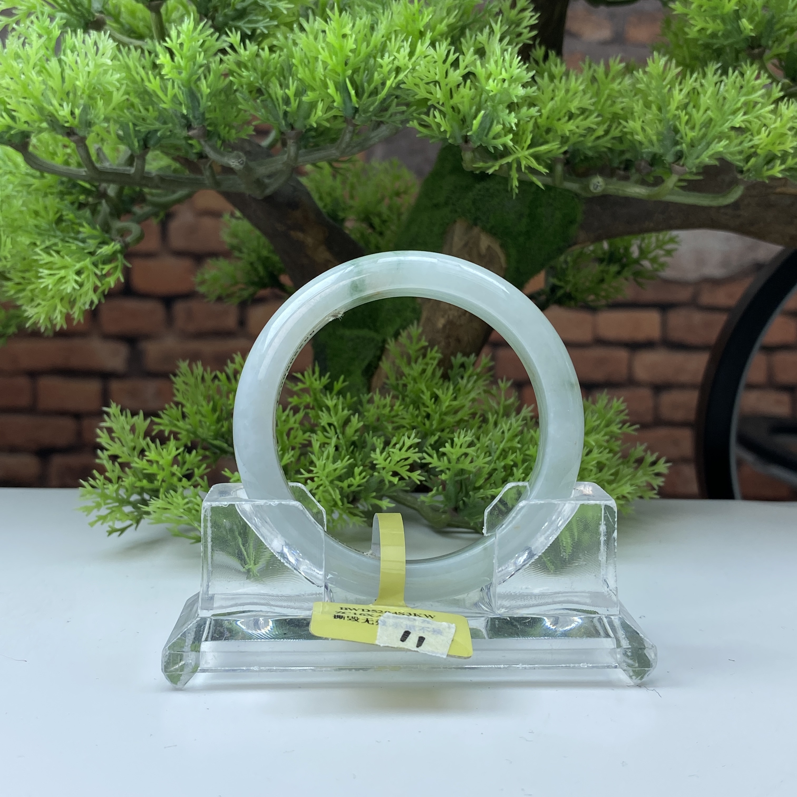 55.5【刀客砍价王】心心天然缅甸A货翡翠手镯M11