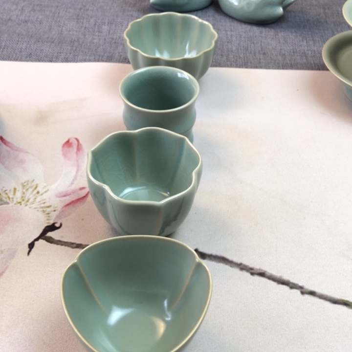 瓷片仿古原矿梅兰竹菊