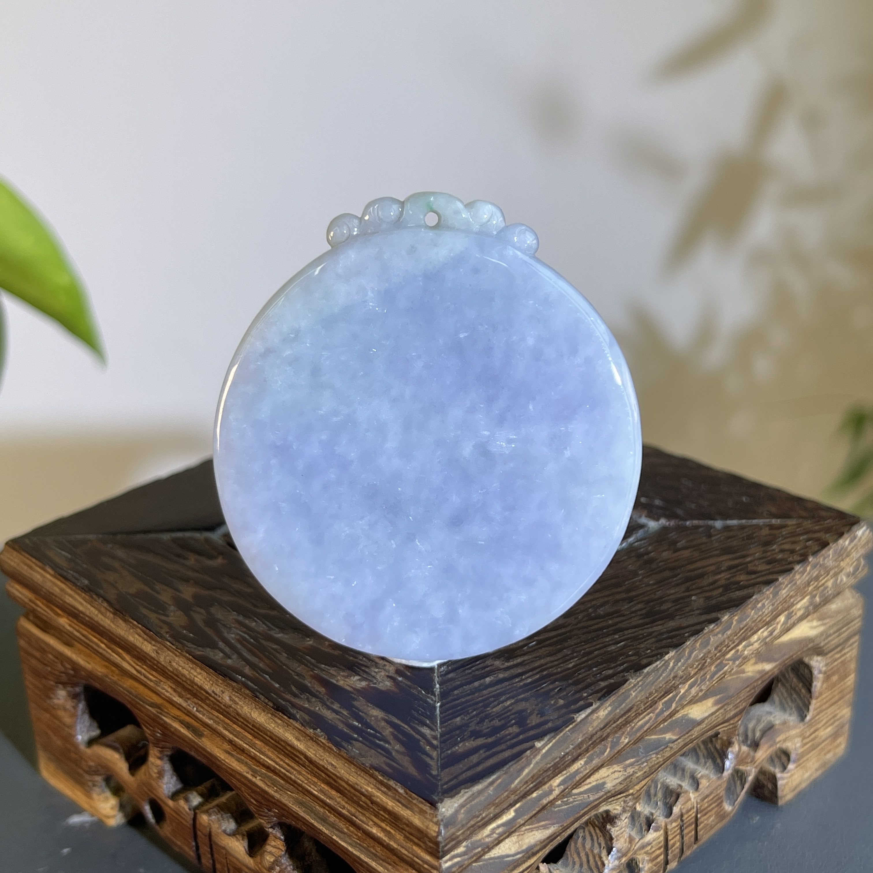 JXW25-019  天然缅甸A货翡翠  无事牌