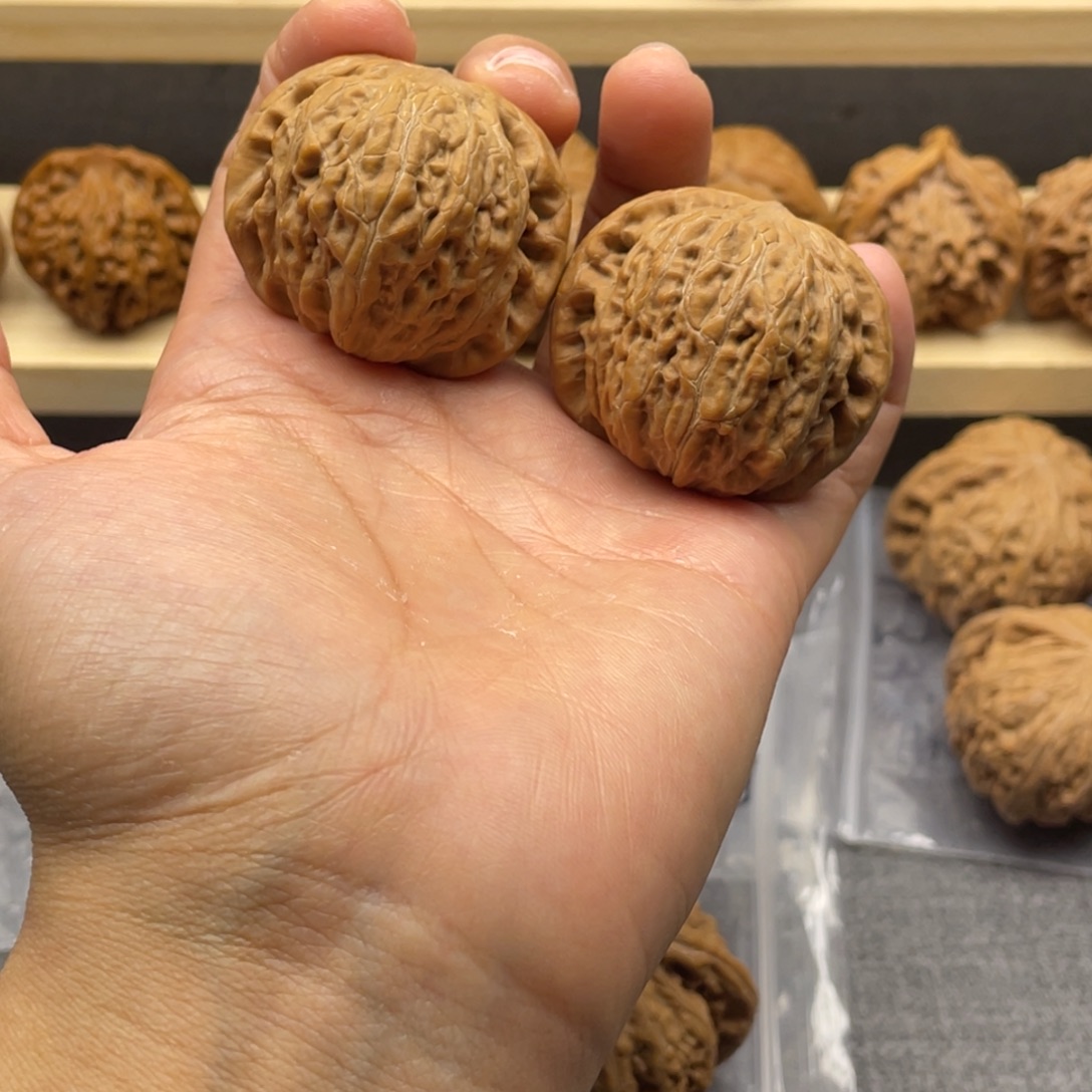 不***吃把件文玩核桃铁锤41