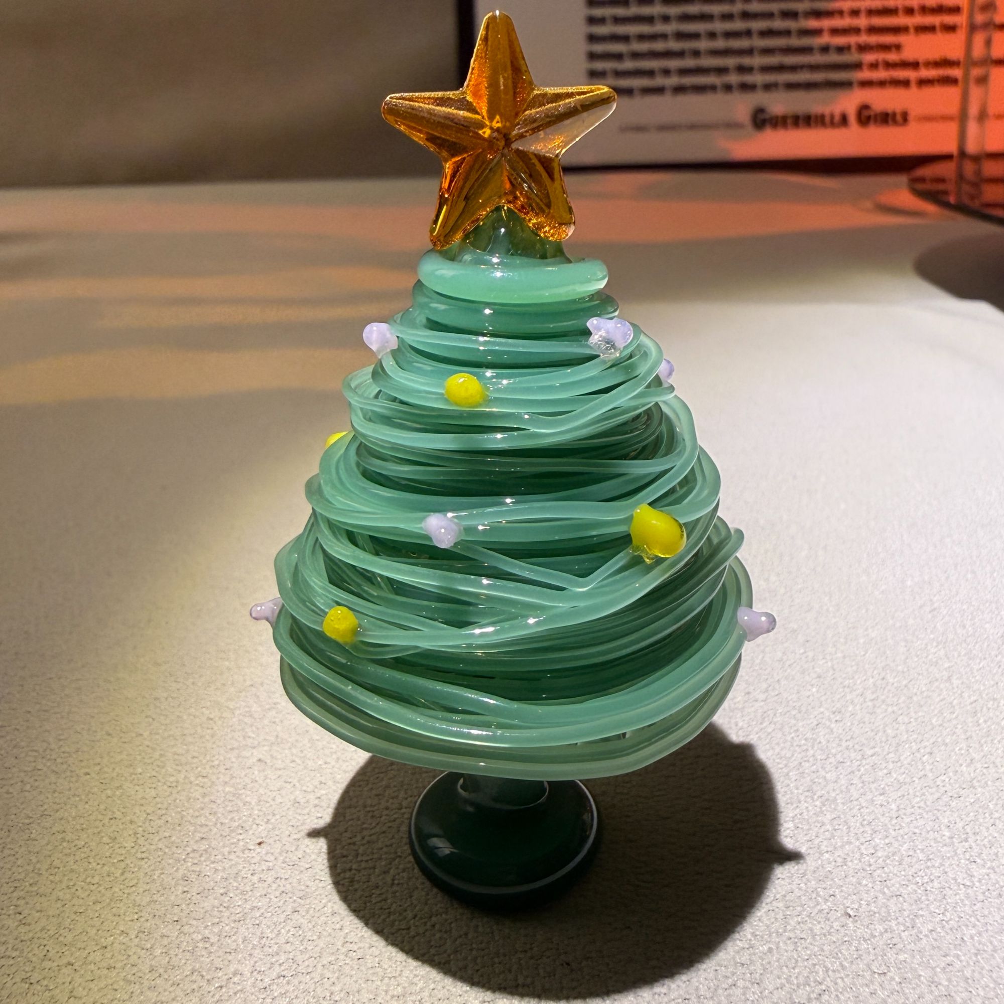 景德镇同款转转琉璃圣诞树家居摆件装饰件纯手工制作【设计款】