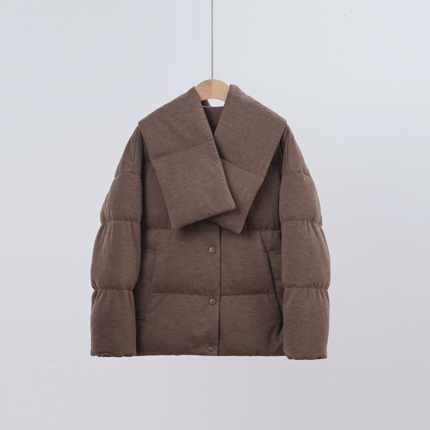 【云朵奶咖】设计感休闲百搭鹅绒服女士外套（252398）3028