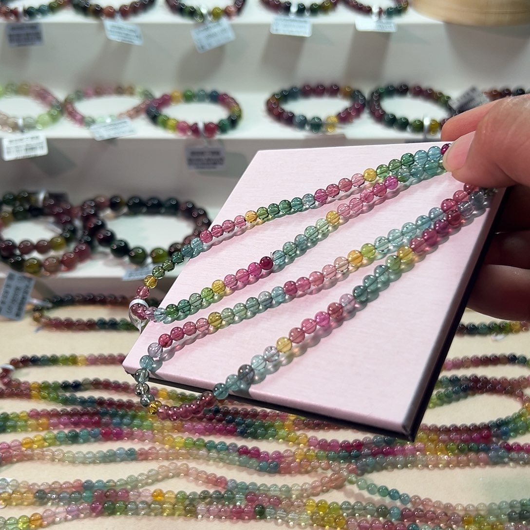 碧玺未镶嵌手链碧玺