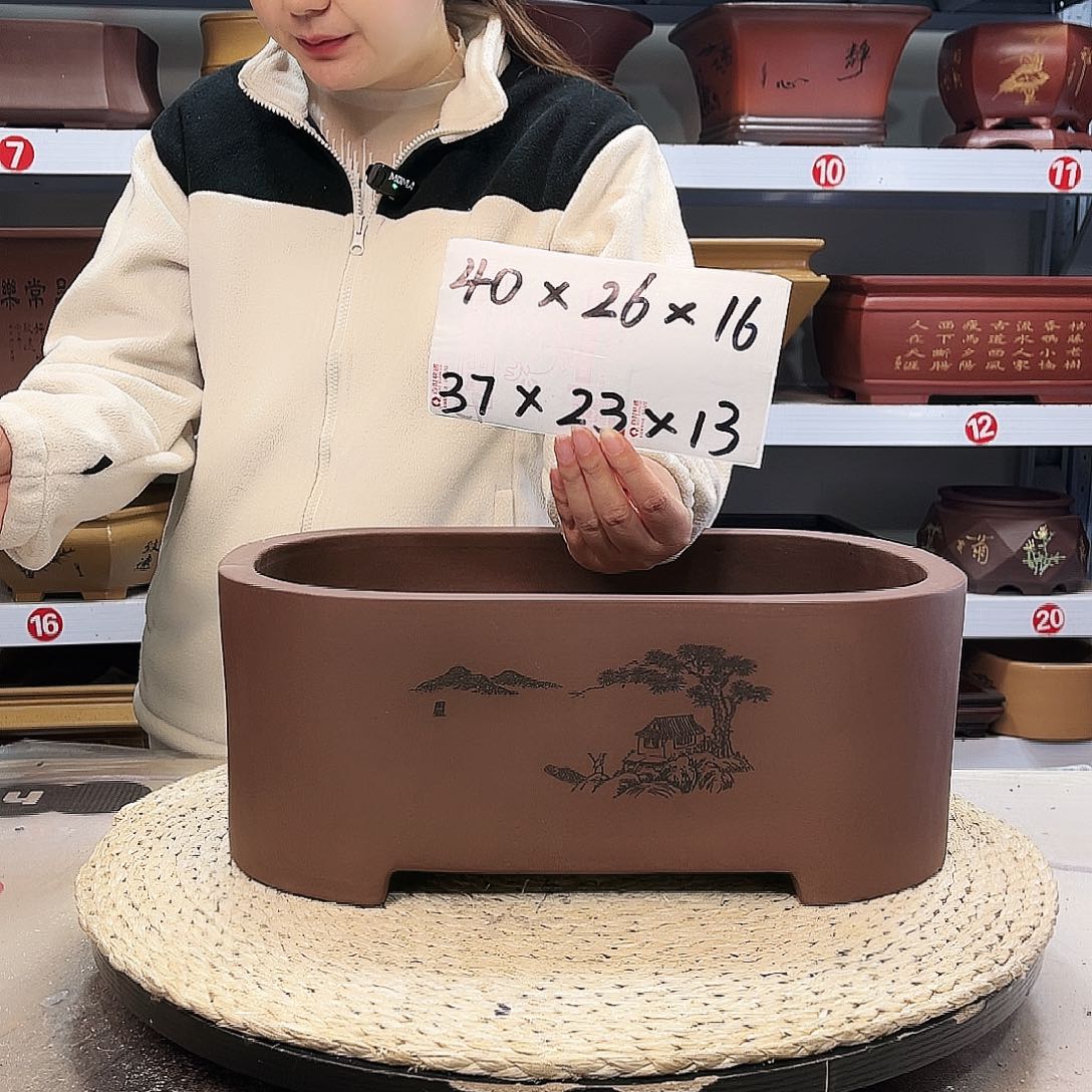 紫砂花盆紫砂花盆