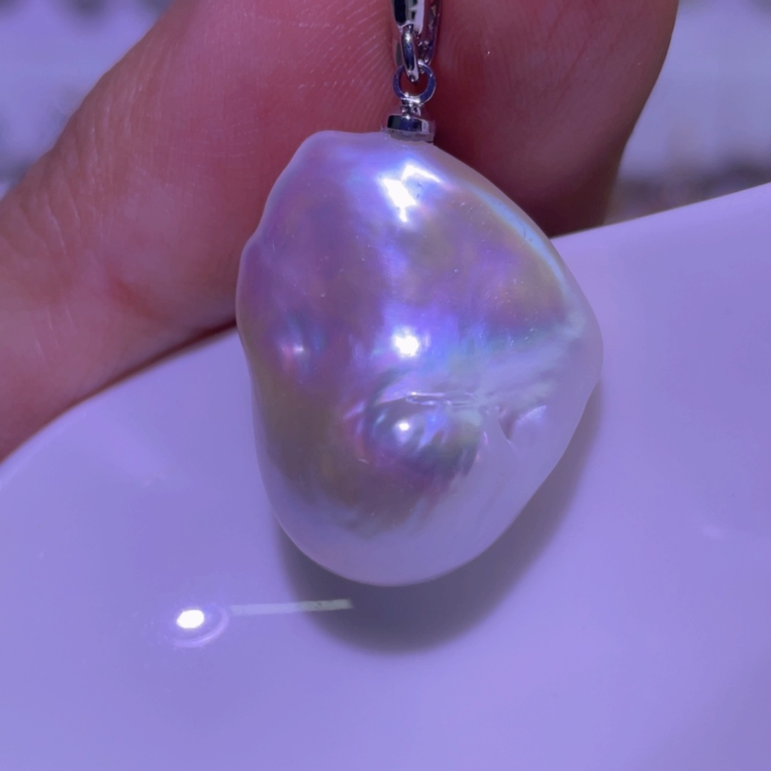 天然淡水珍珠吊坠未镶嵌淡水珍珠