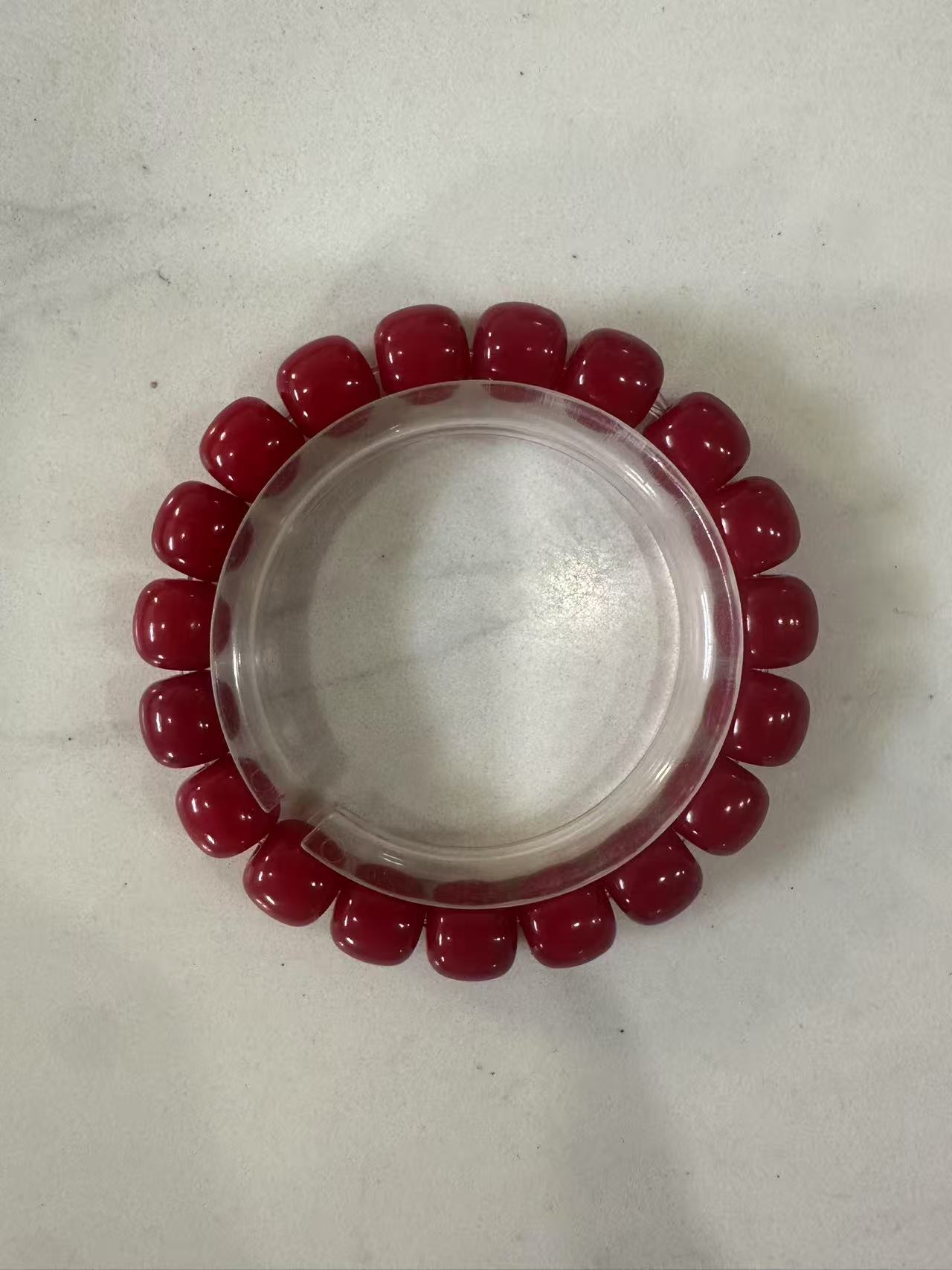 C332 红菩提根1.0c单圈手串