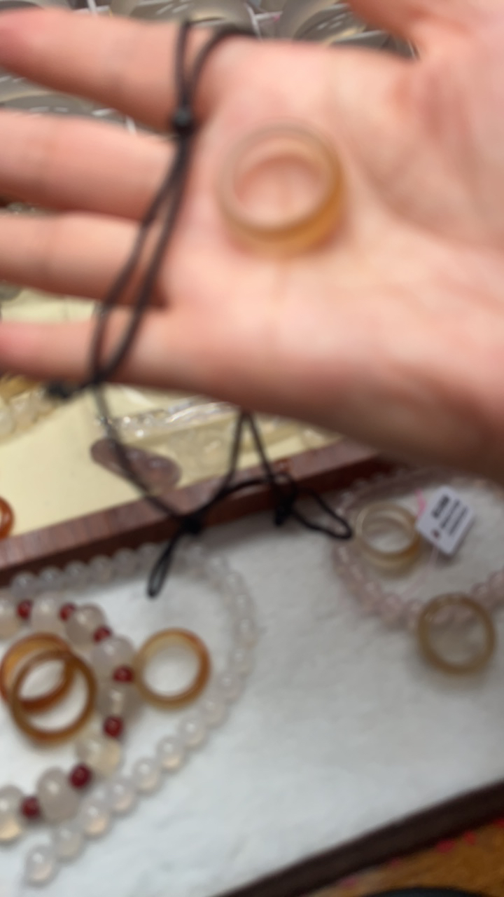 天然玛瑙戒指17mm