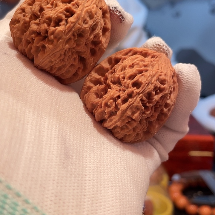 文玩核桃把件37-37-37南疆