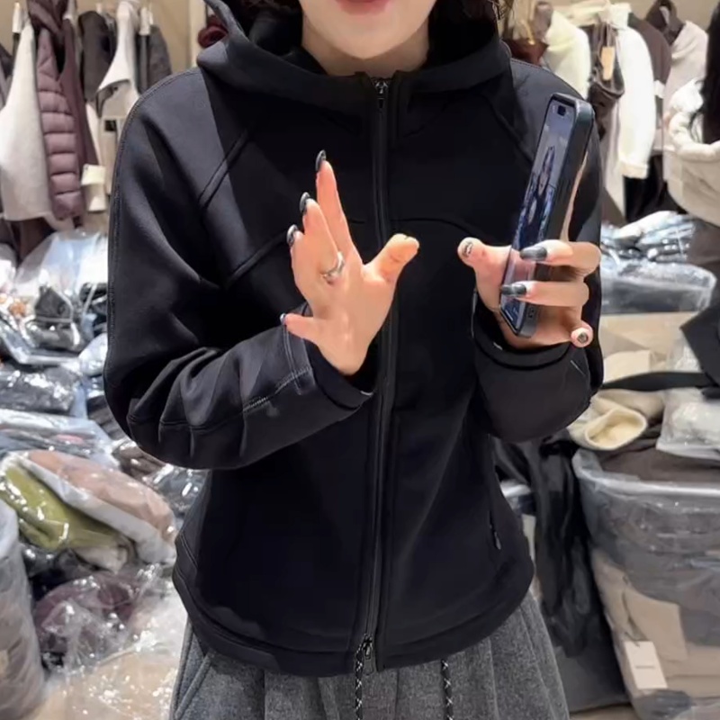 2025秋冬韩版新款卫衣显瘦百搭长袖连帽上衣LK2507158