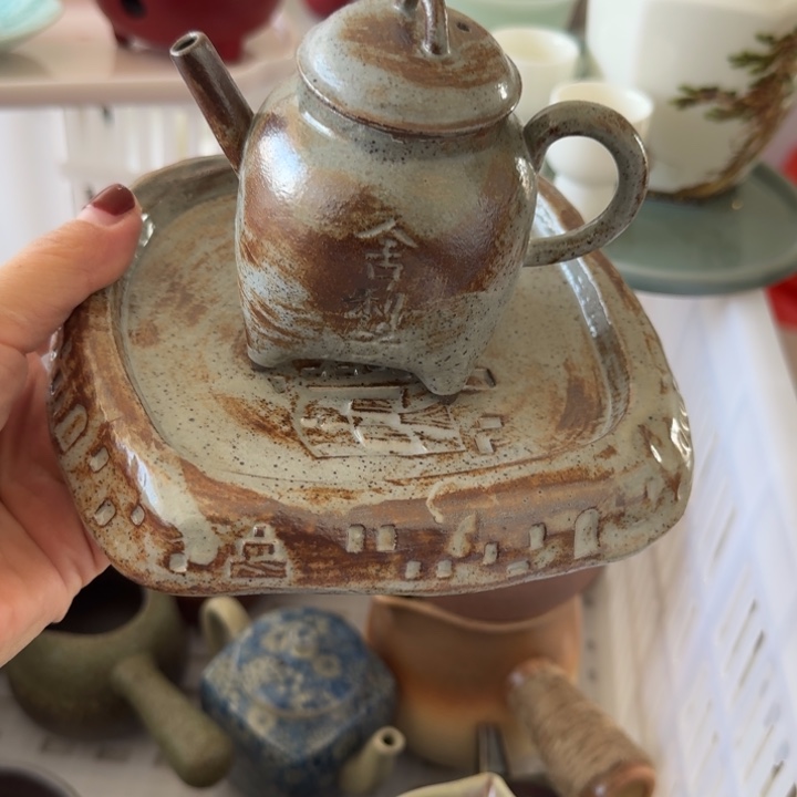 微瑕陶瓷茶具茶杯茶壶