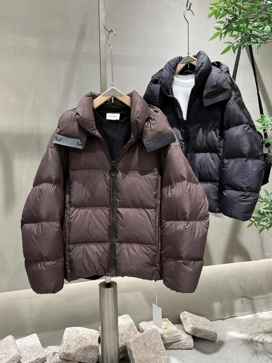 免烫时尚都市保暖连帽厚款冬季带帽加厚百搭18119