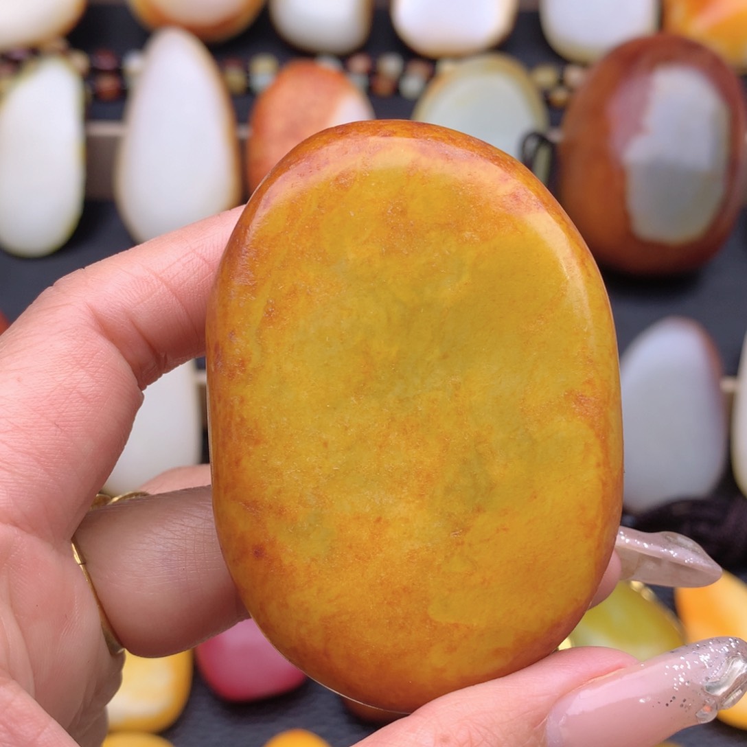 和田玉未镶嵌手把