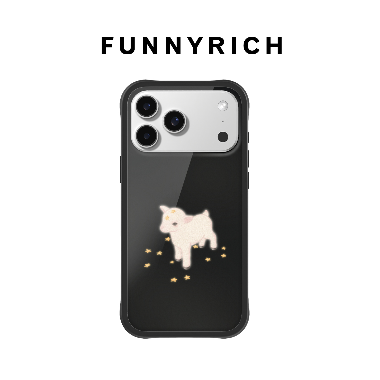 FUNNYRICH星落小羊适用iPhone17/16ProMax手机壳苹果15新液态硅胶