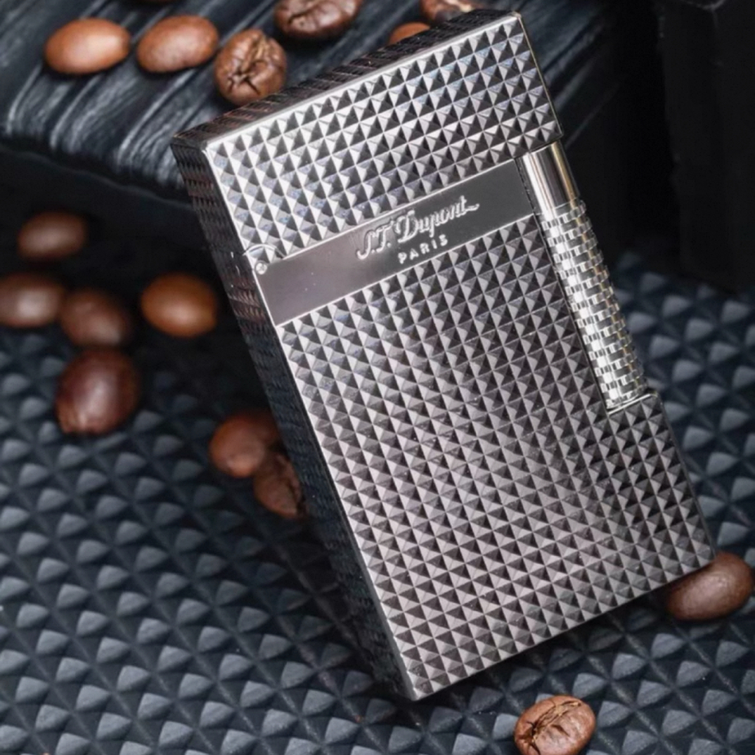 全新都彭打火机 银色格兰德 