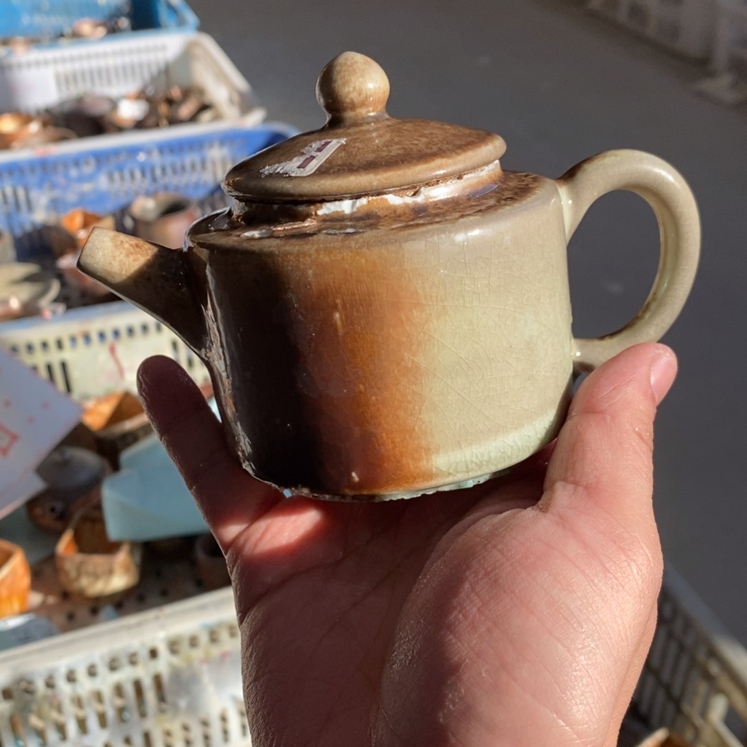 陶园柴烧 精品高货。790瑕摆件打磨一下