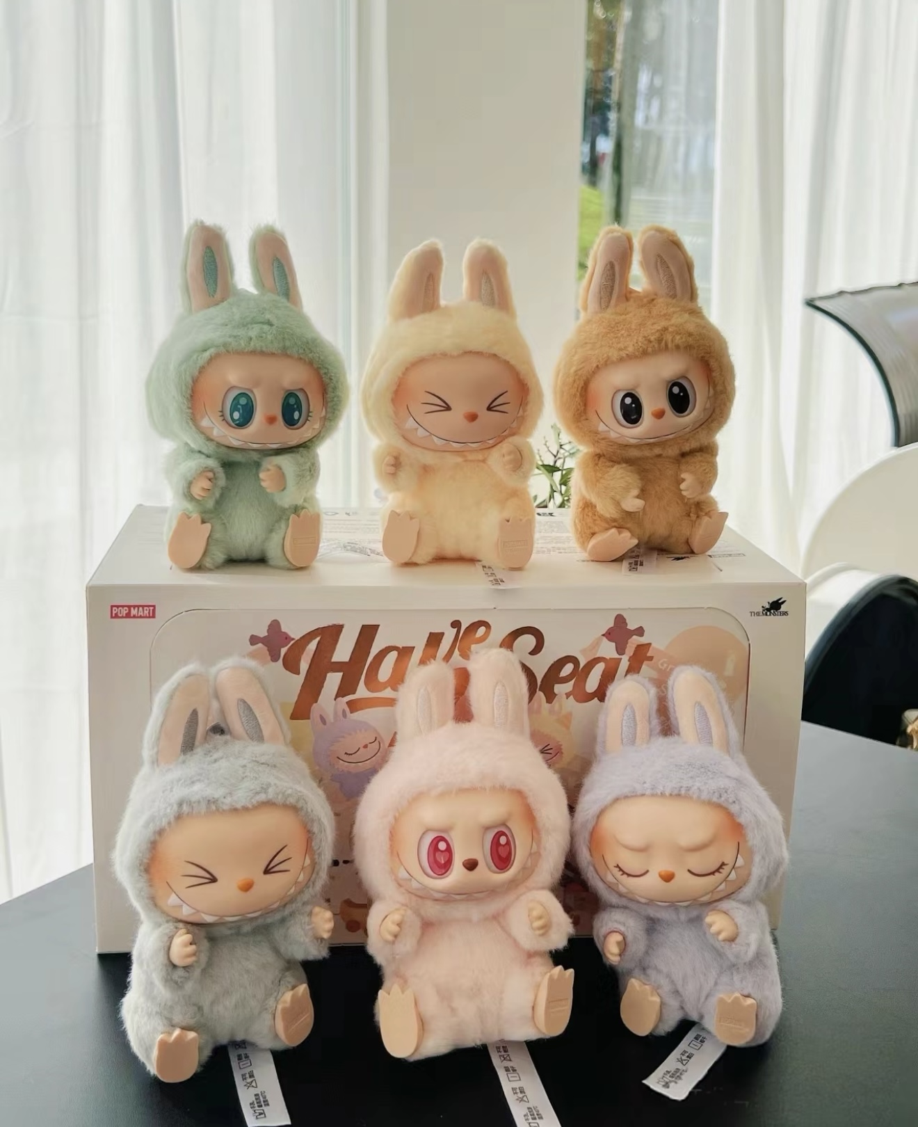 【直播代拆】2.0坐坐派对-搪胶毛绒公仔挂件