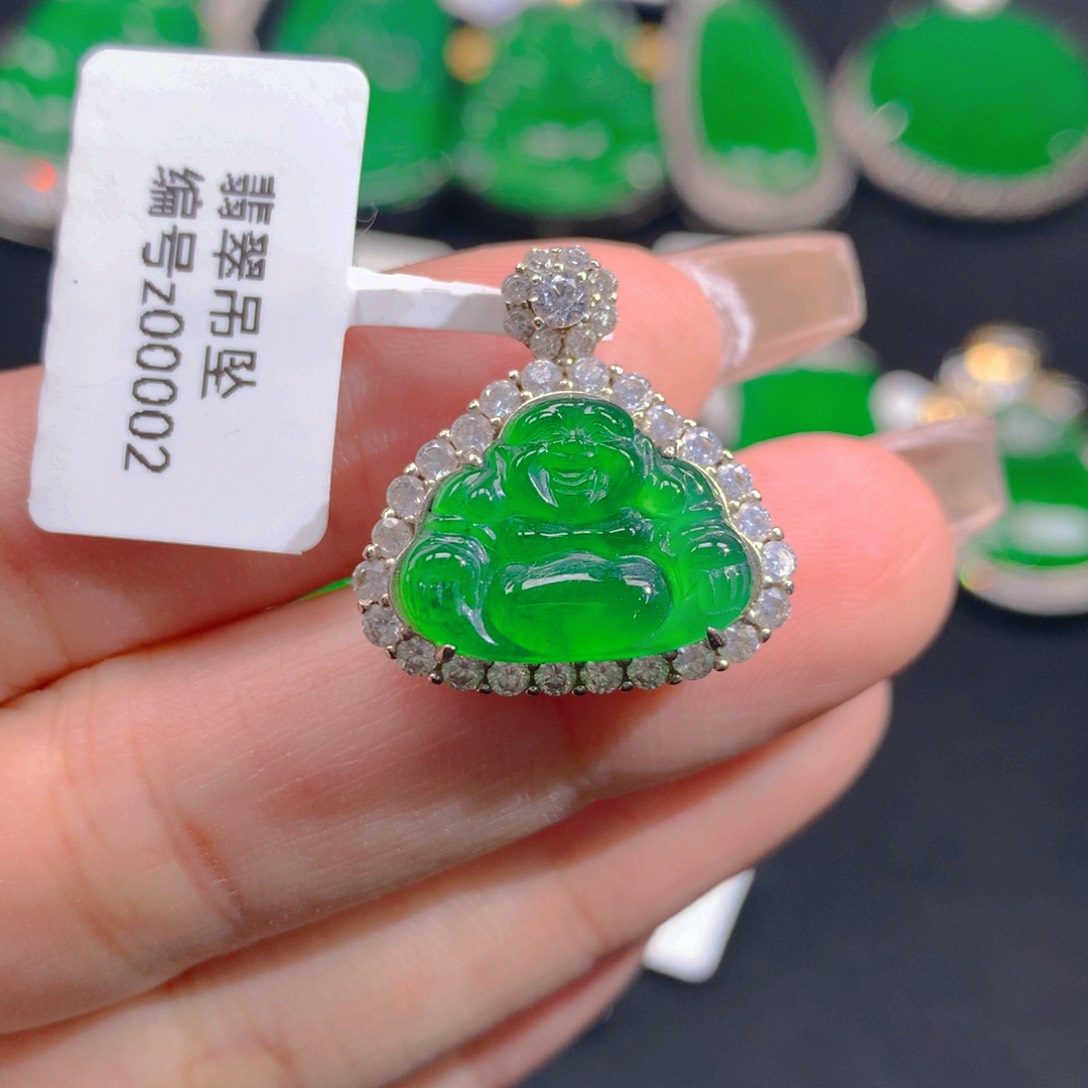 翡翠颈饰银S925镶嵌1111111111