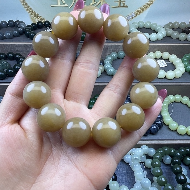 和田玉未镶嵌手链