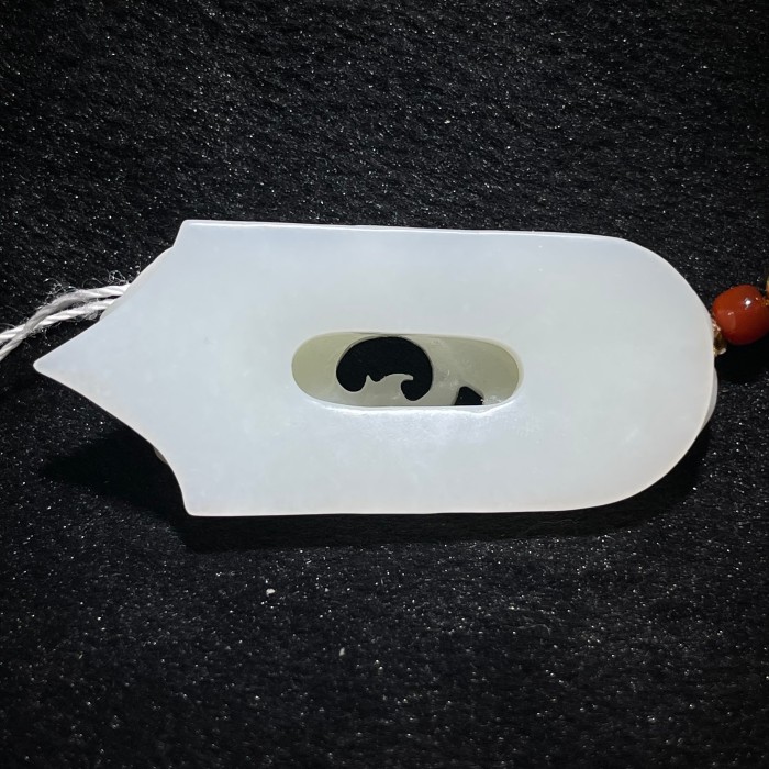 《清代》和田玉螭龙玉璧 山东国营文物商店 25120301398-11515