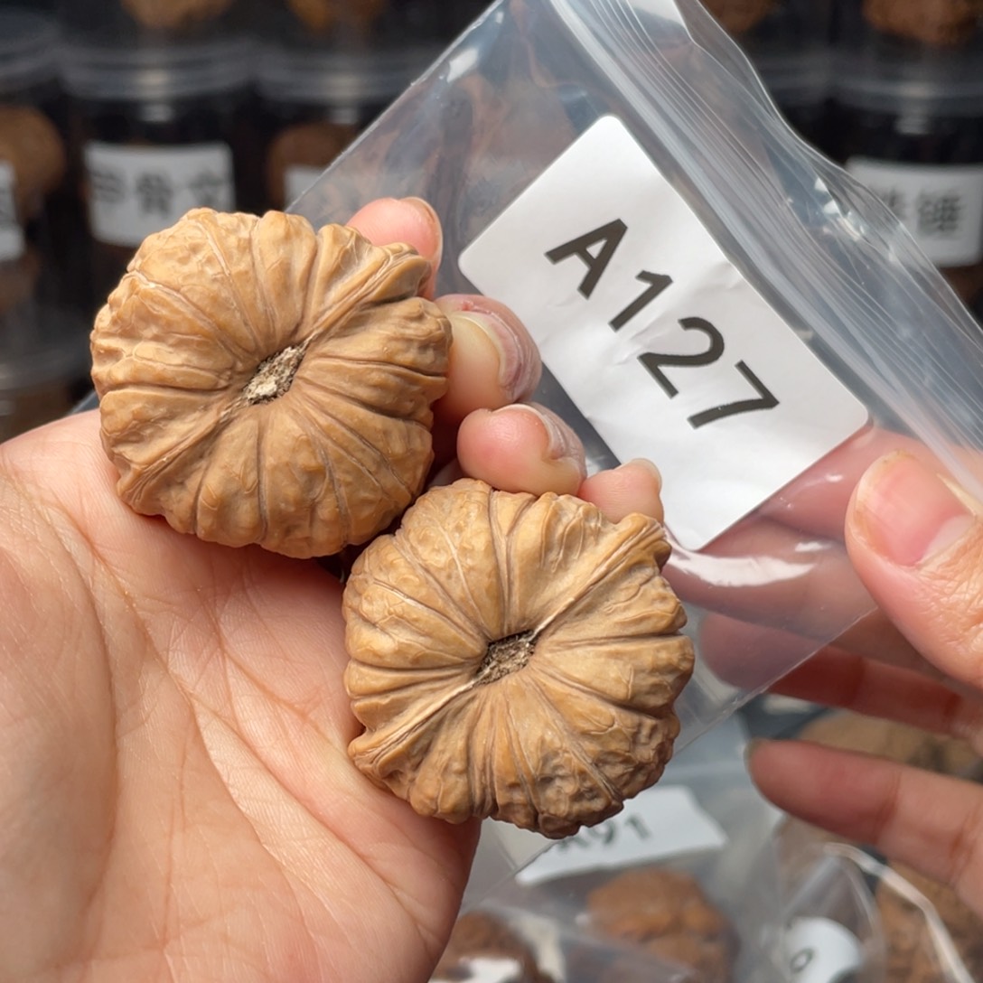 文玩核桃把件42南瓜