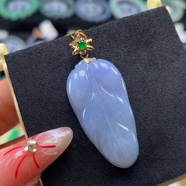 翡翠手链18K金镶嵌翡翠