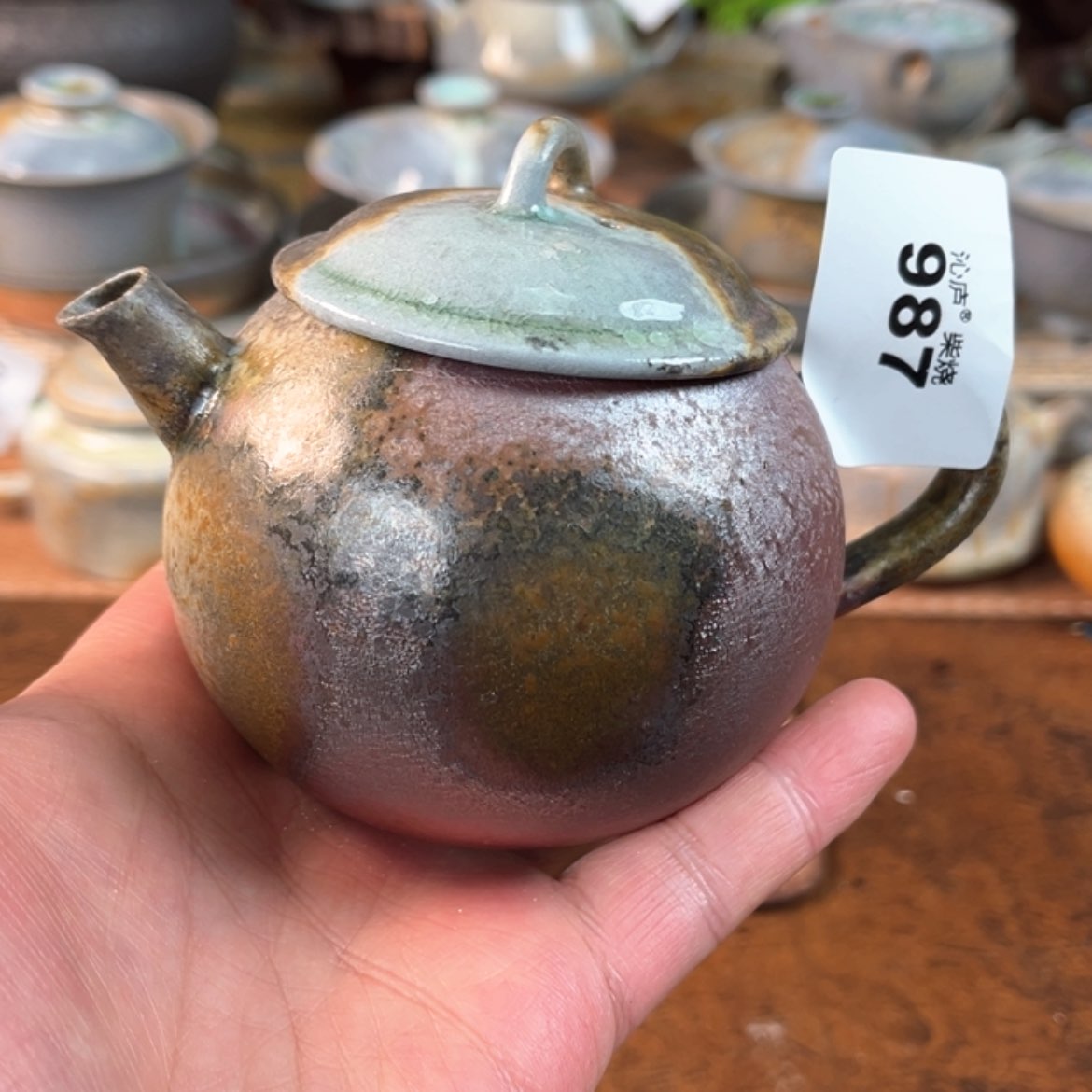 【闪购商品】沁庐柴窑古法柴烧手工茶具