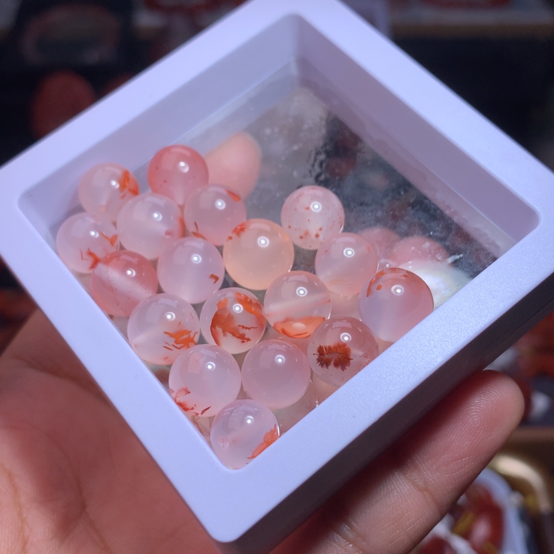 开***大南红玛瑙未镶嵌珠宝半成品飘到单珠5