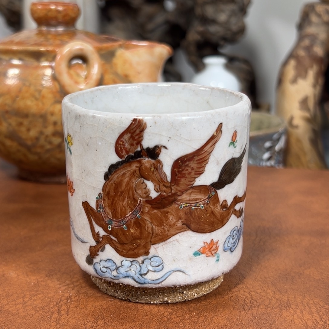 铁***金杯子瓷景德镇匠心窑原创手工工艺制作