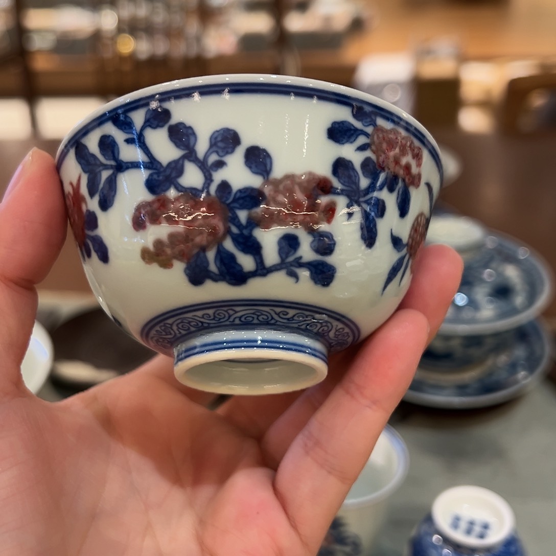 微瑕臻玉古坊原矿釉里红