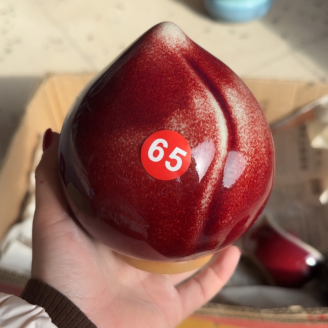 摆件陶郑家钧窑摆件