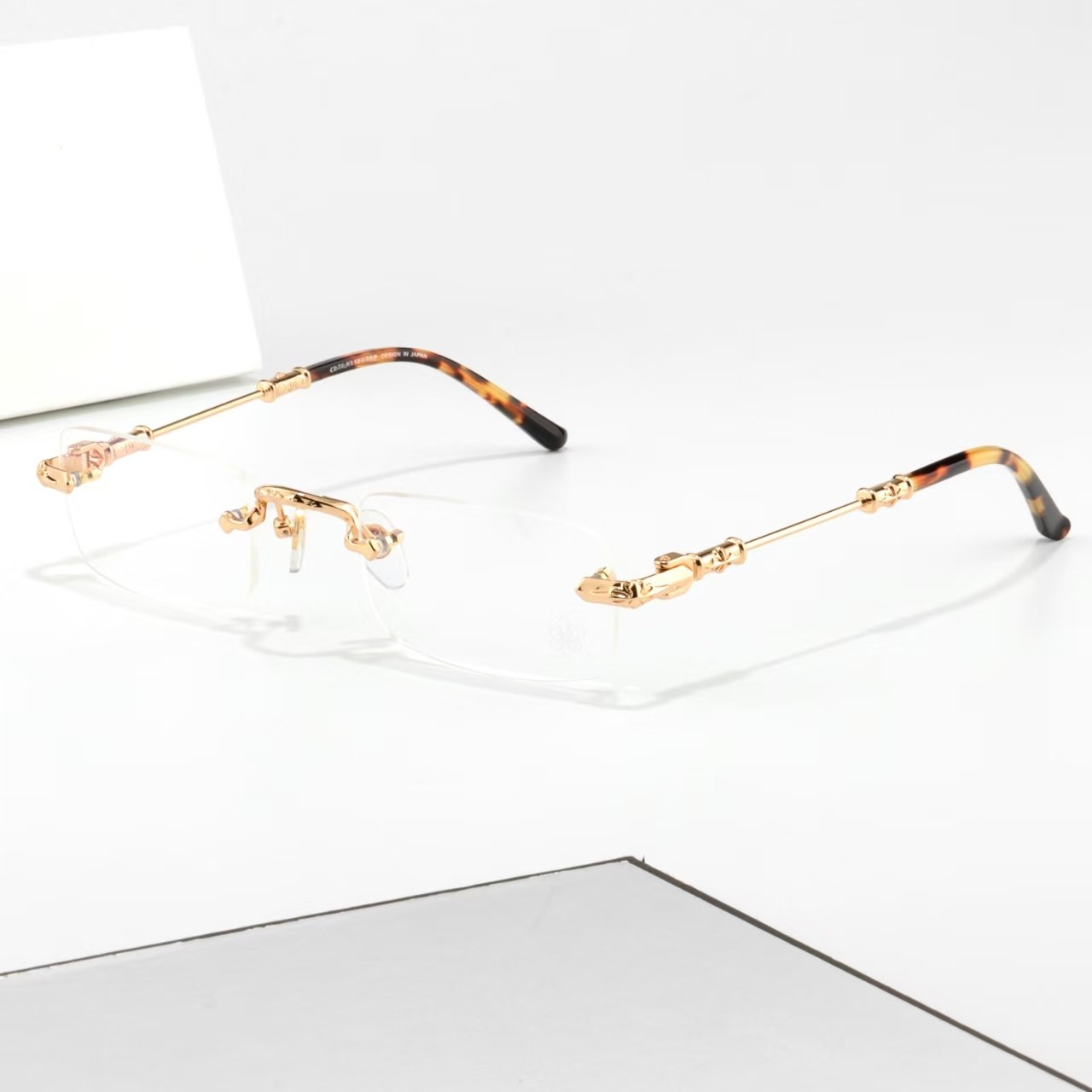 欧阳娜娜同款无框柯罗品质时尚近视眼镜男超轻素颜女近视镜眼镜框