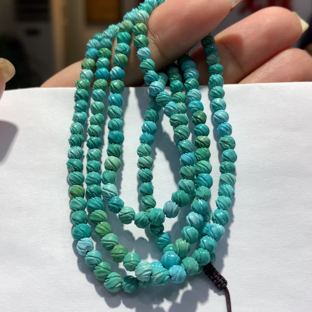 未镶嵌绿松石长链