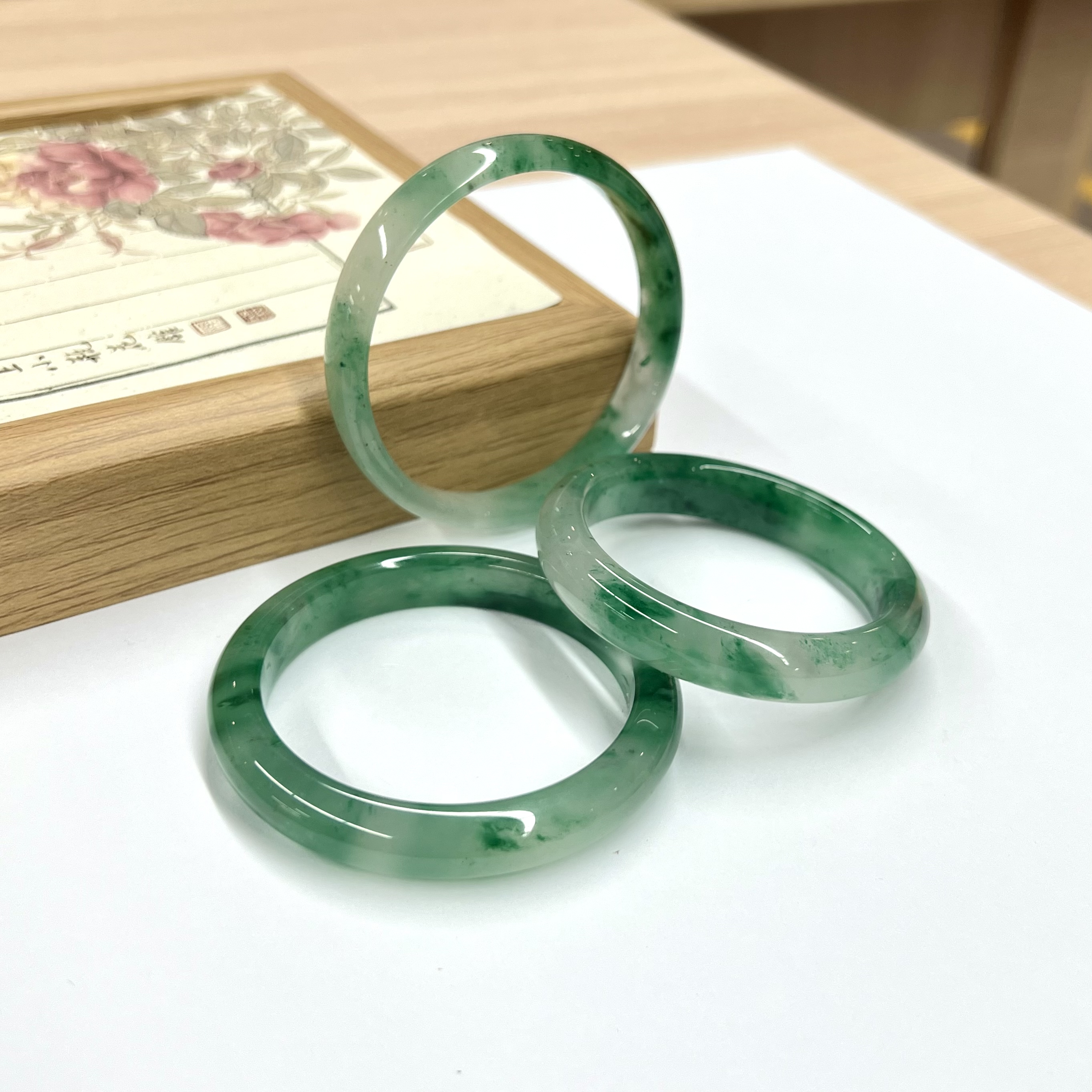 【拓鼎珠宝】2 S78061-非洲翠手镯-多样性发一件-9*6mm