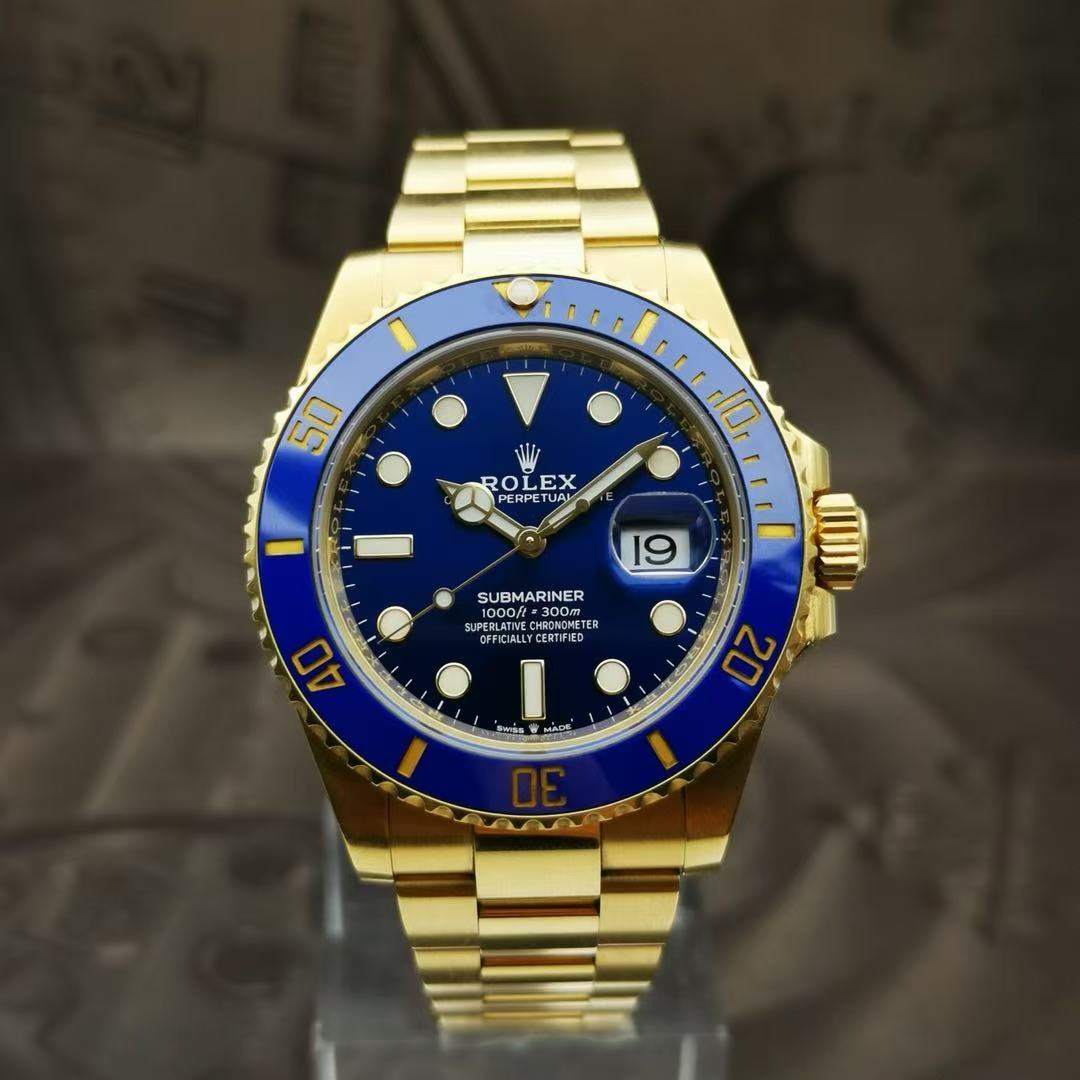 95新 Rolex/劳力士 潜航者/126618/新款全金蓝水鬼/41mm/22年国行