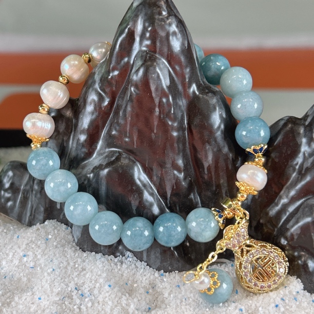 G002-1百搭蓝月光轻奢定制-规格8mm（无礼盒）