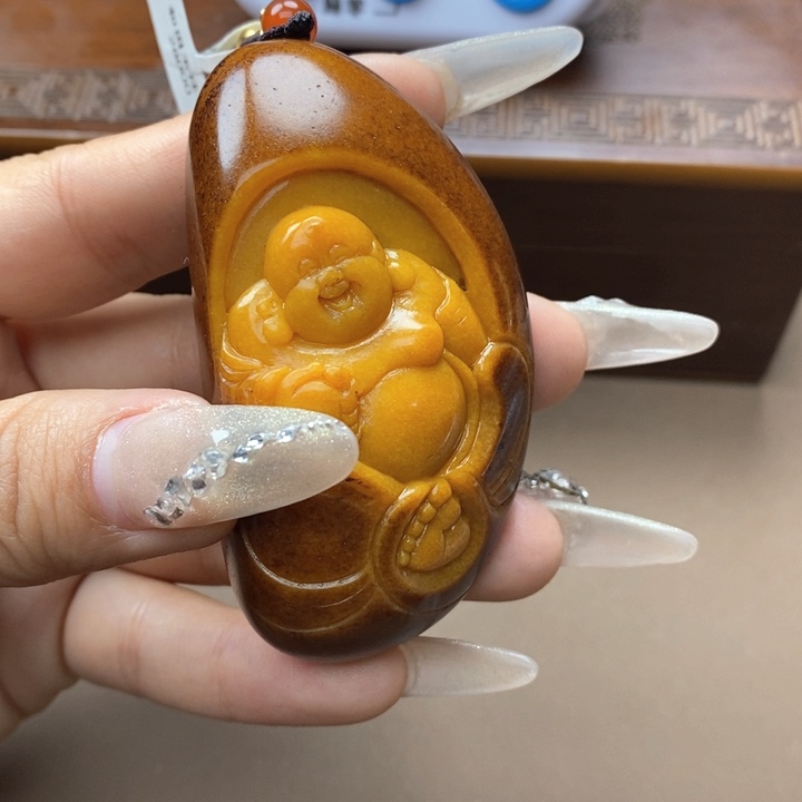 和田玉挂件未镶嵌猫*北G