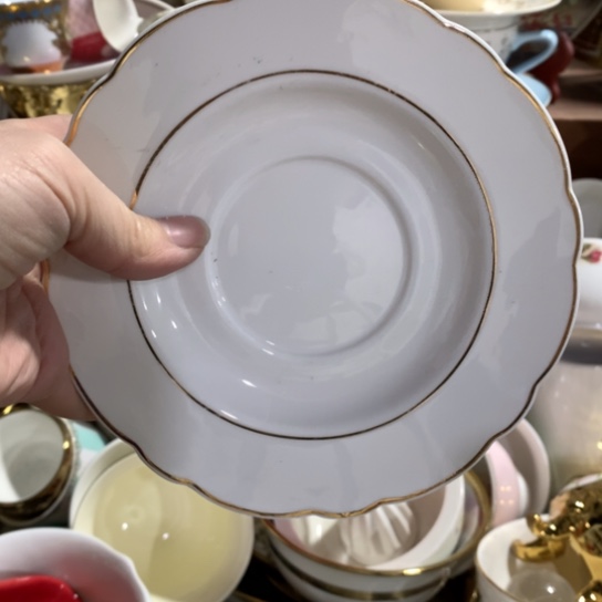 瓷片微瑕陶瓷处理介意请慎拍15厘米