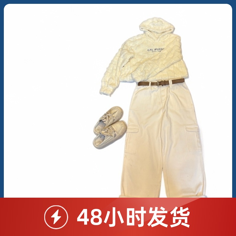 加厚大码宽松女士牛仔裤【送重工腰带/微脏无售后】D25 112513 