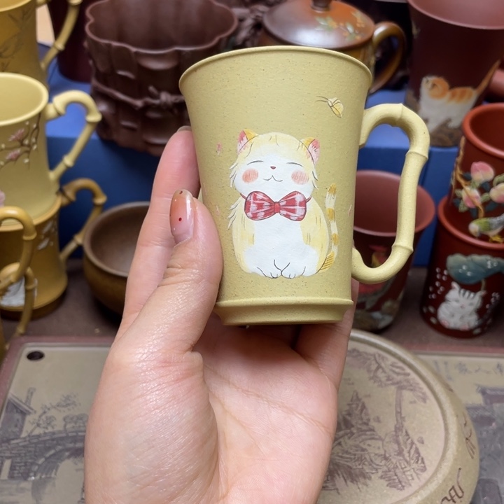 紫砂茶杯紫砂主人杯