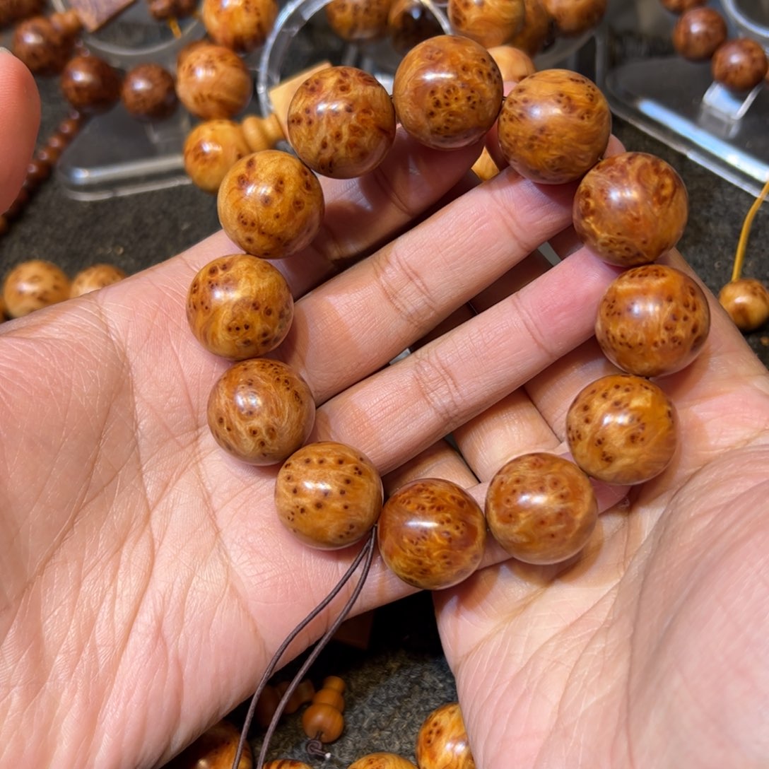 柏木（崖柏）手串/手链2.0陈化红油瘤疤手串