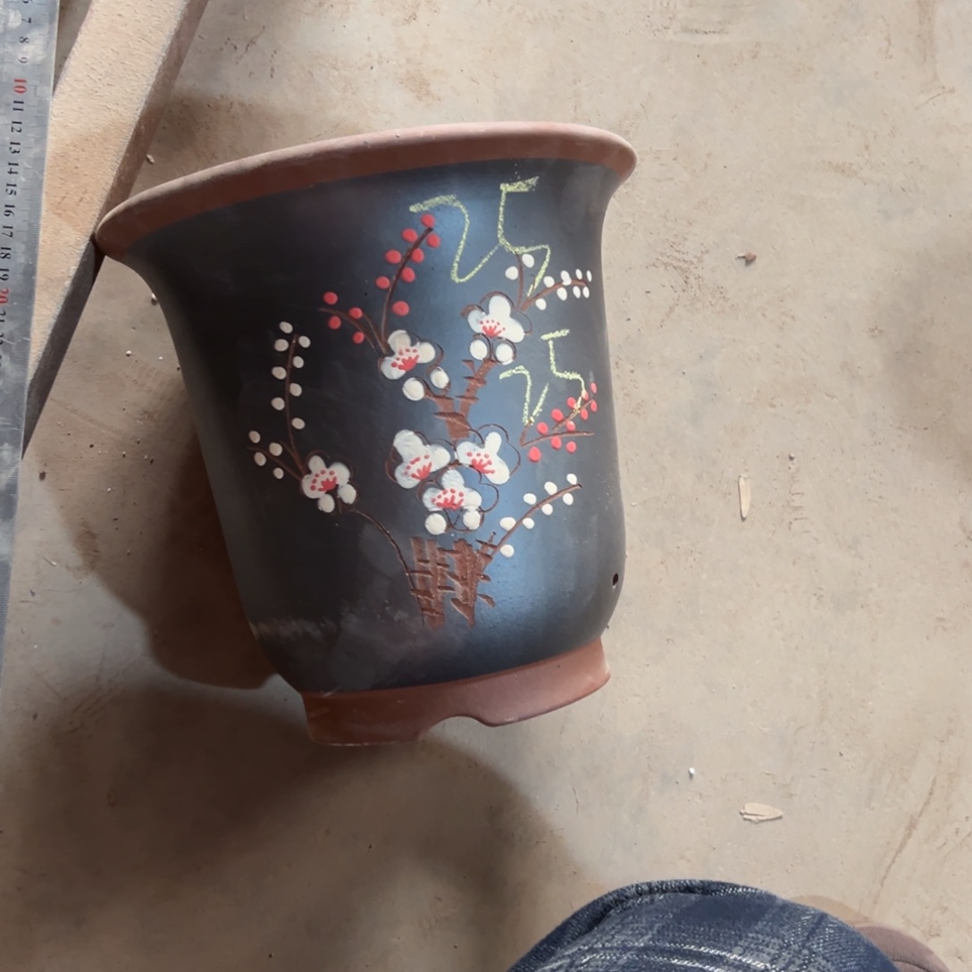 宜兴川阁紫砂花盆单个