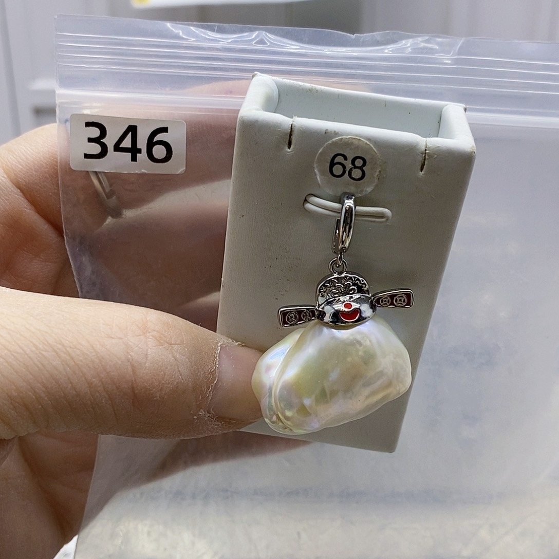 颈饰合金淡水珍珠