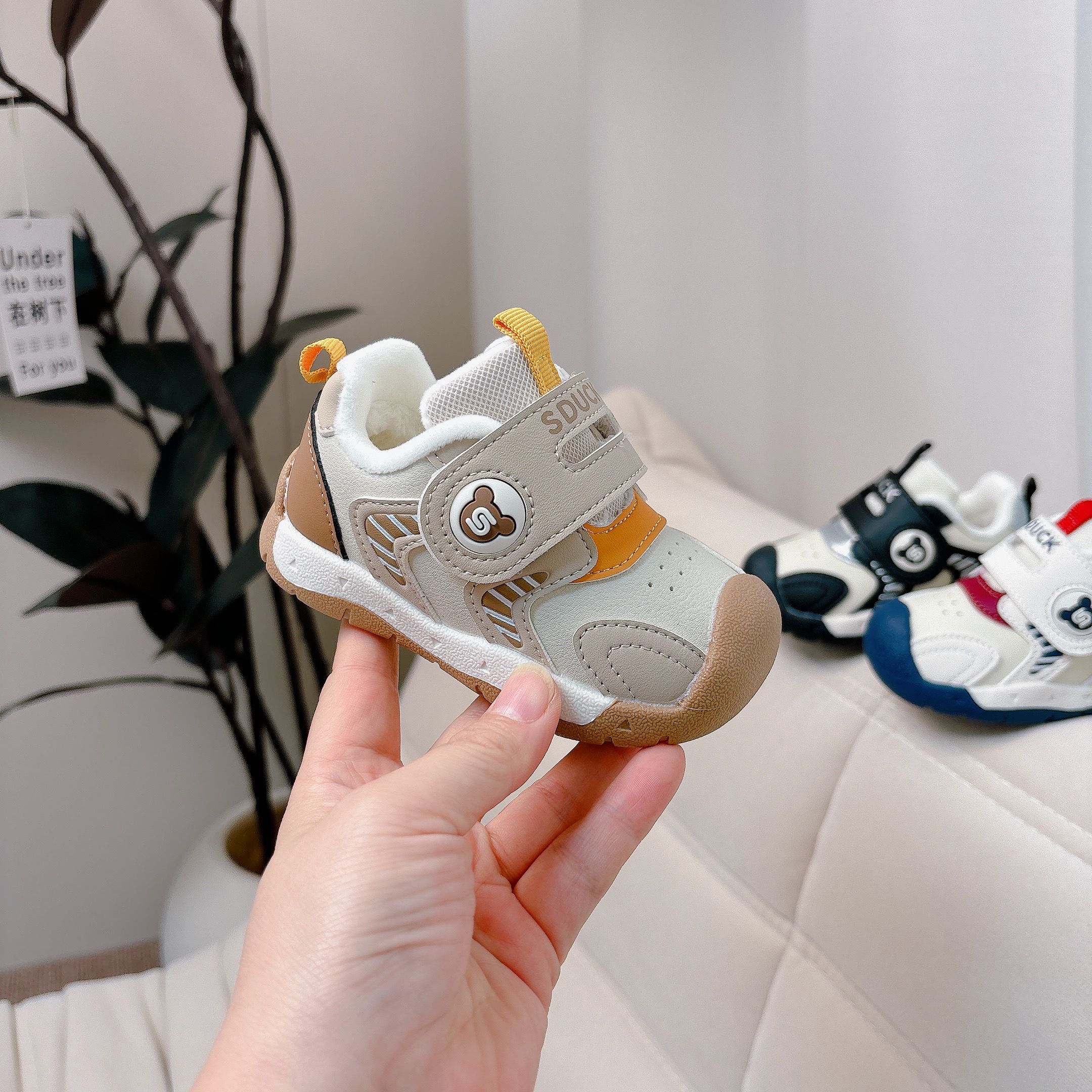 【冬季大棉】内长12.5-14.5cm大舅家童鞋学步鞋机能鞋宝宝鞋25D7615