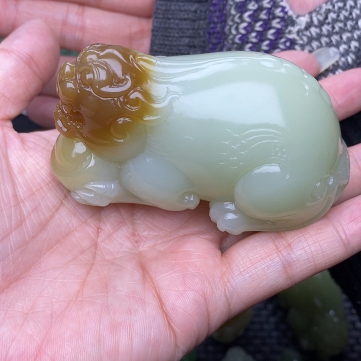 和田玉把件未镶嵌原*