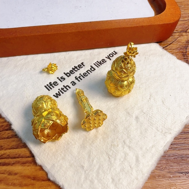 万观佛-18k金观音吊坠