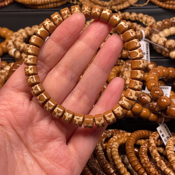 贝***塔手串紫金鼠实心鬼脸直切尺寸8