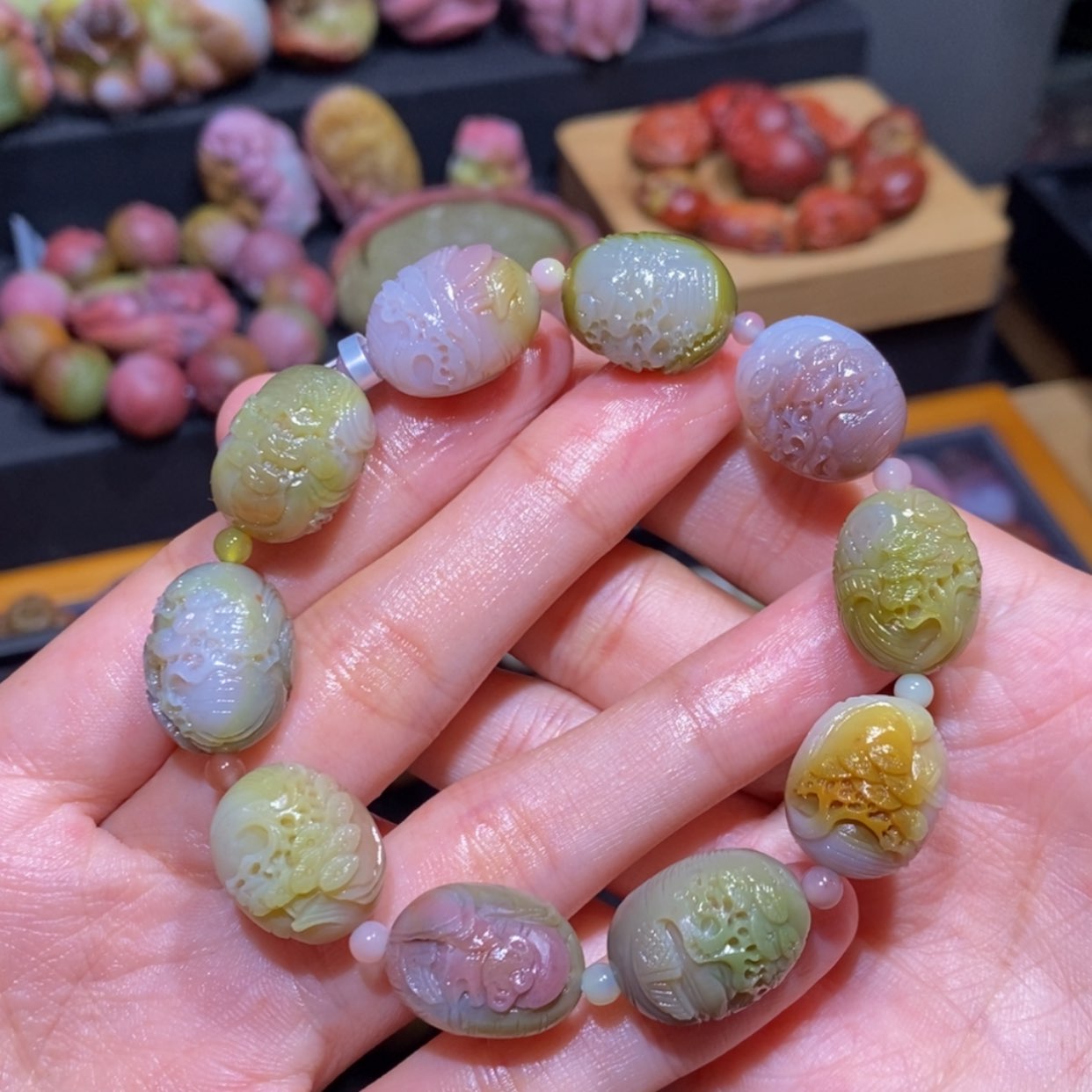 【闪购商品】玛瑙/玉髓手串未镶嵌盐源玛瑙