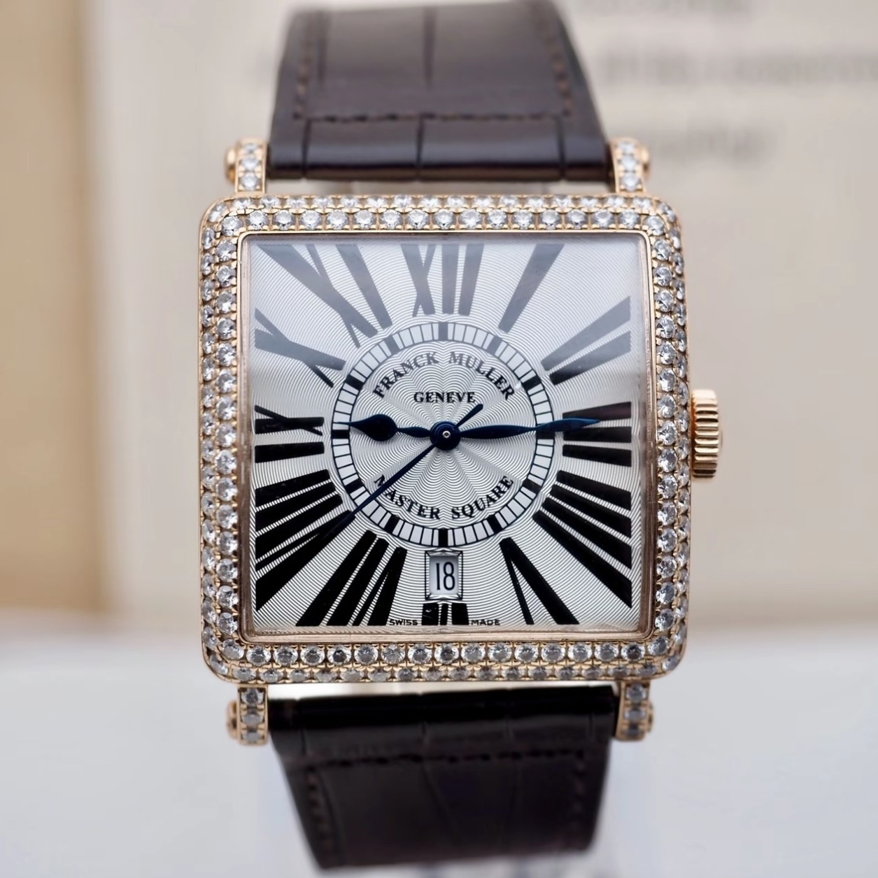 99新 Franck Muller/法兰克穆勒 大颂名品/经典/表径36.5/原钻K金
